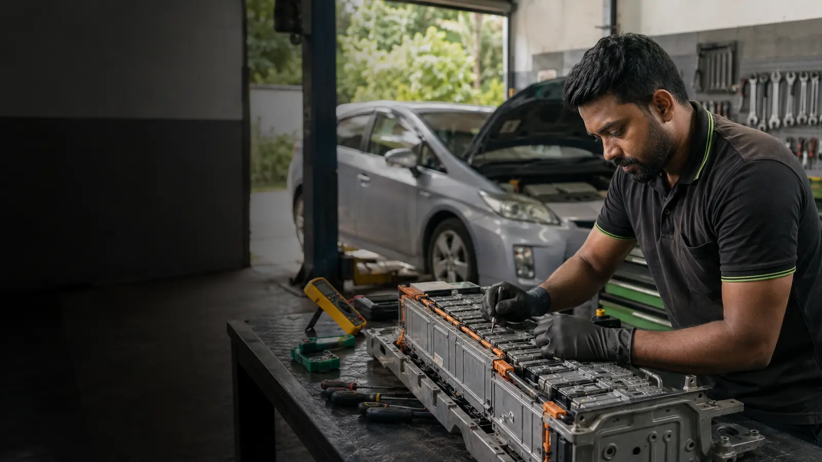 Sri Lankan hybrid vehicle workshop service
