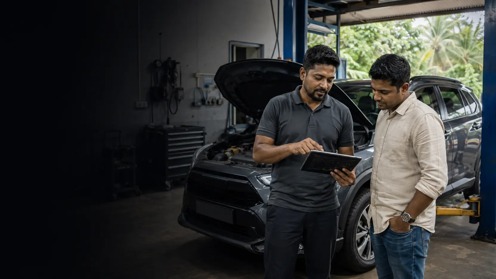 Sri Lankan hybrid vehicle workshop service