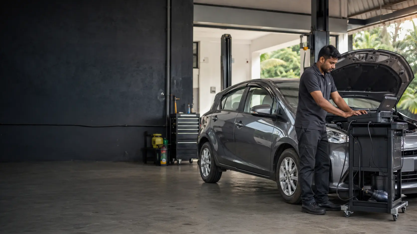 Sri Lankan hybrid vehicle workshop service